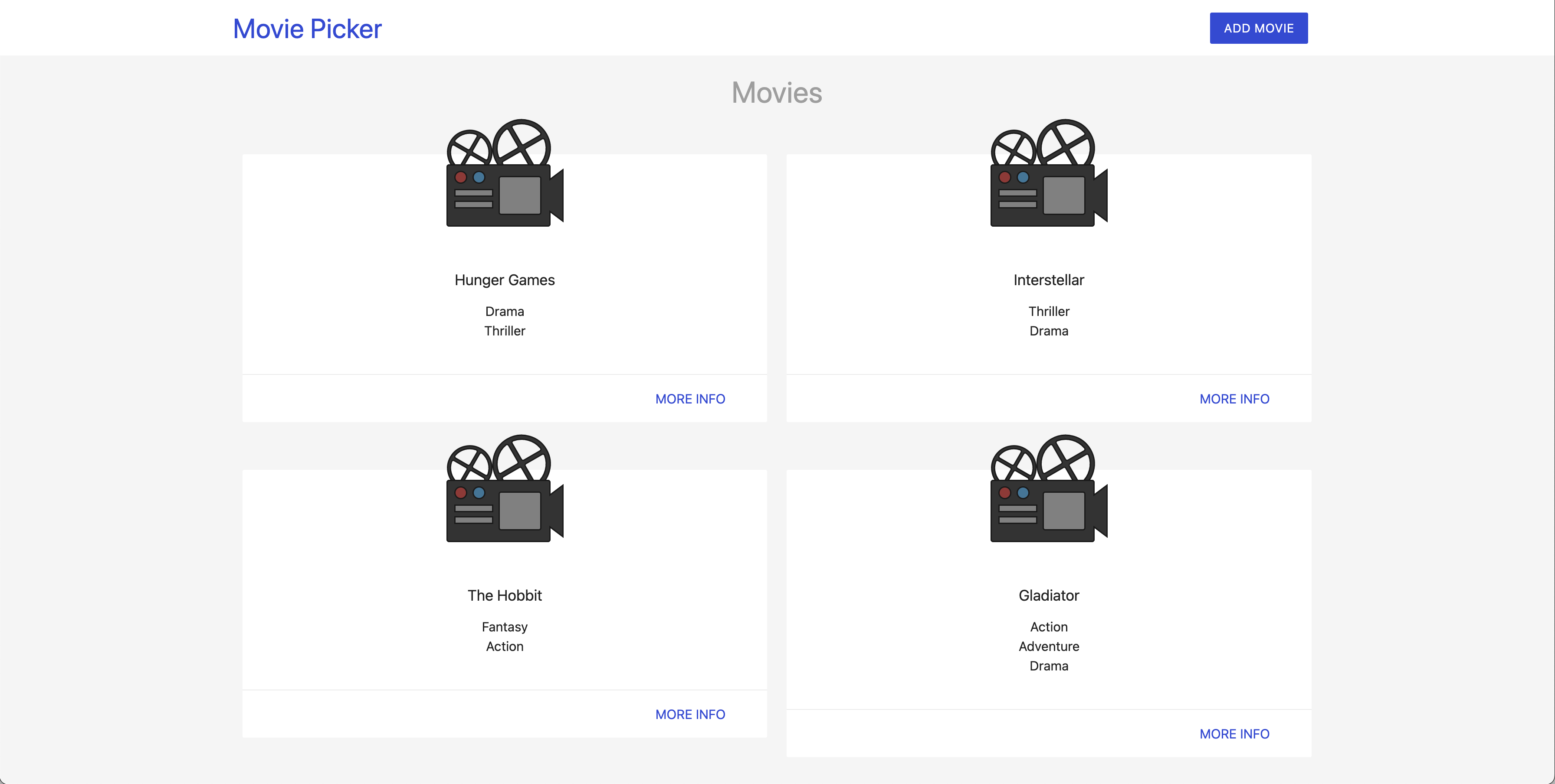 Movie picker project